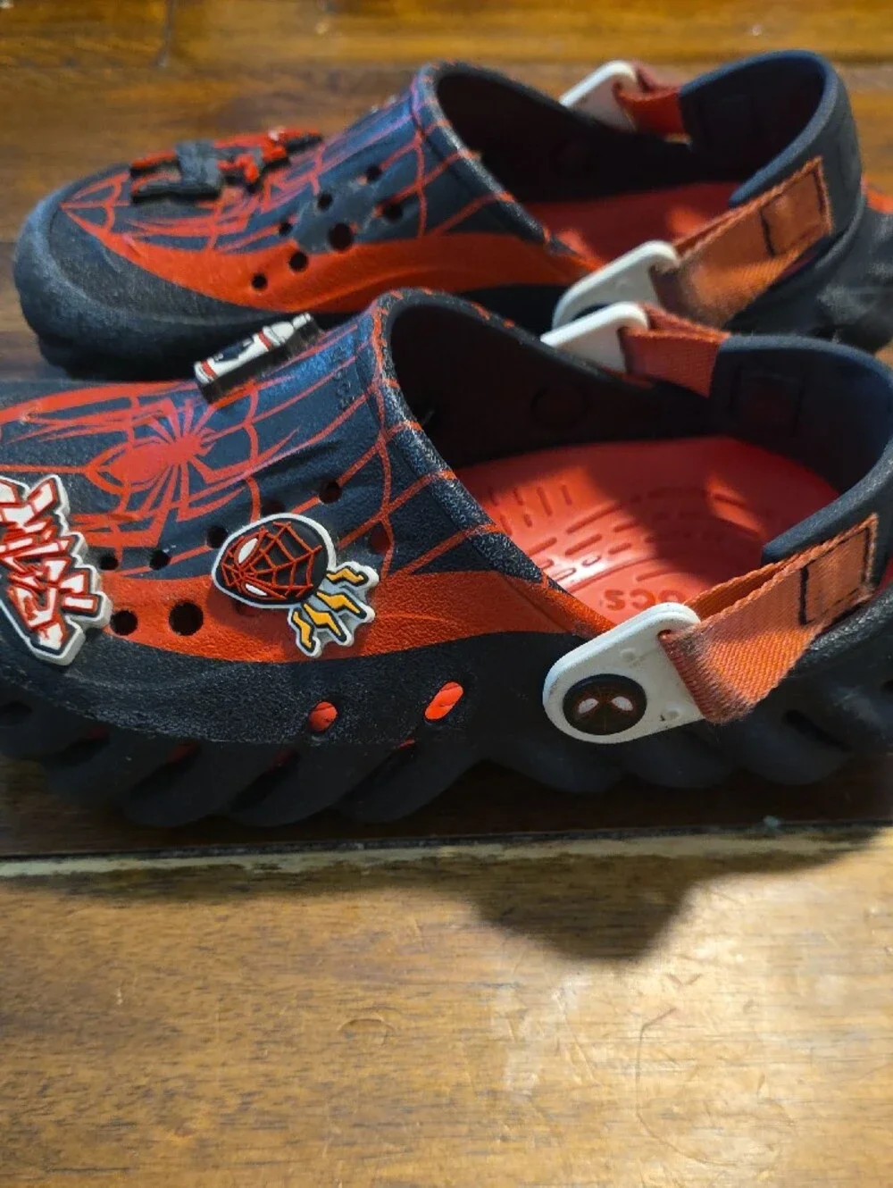 Crocs Kids' Echo Clog in the Marvel Spider-Man / Miles Morales W/Spider Jibbitz